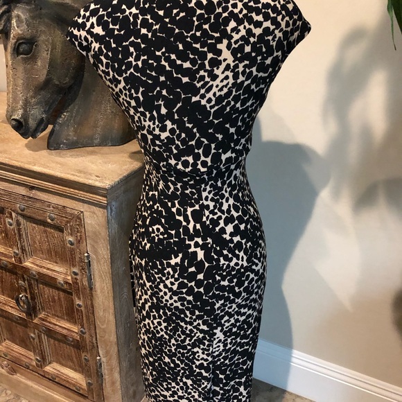 Ralph Lauren Black and Brown Print Dress - Picture 2 of 3